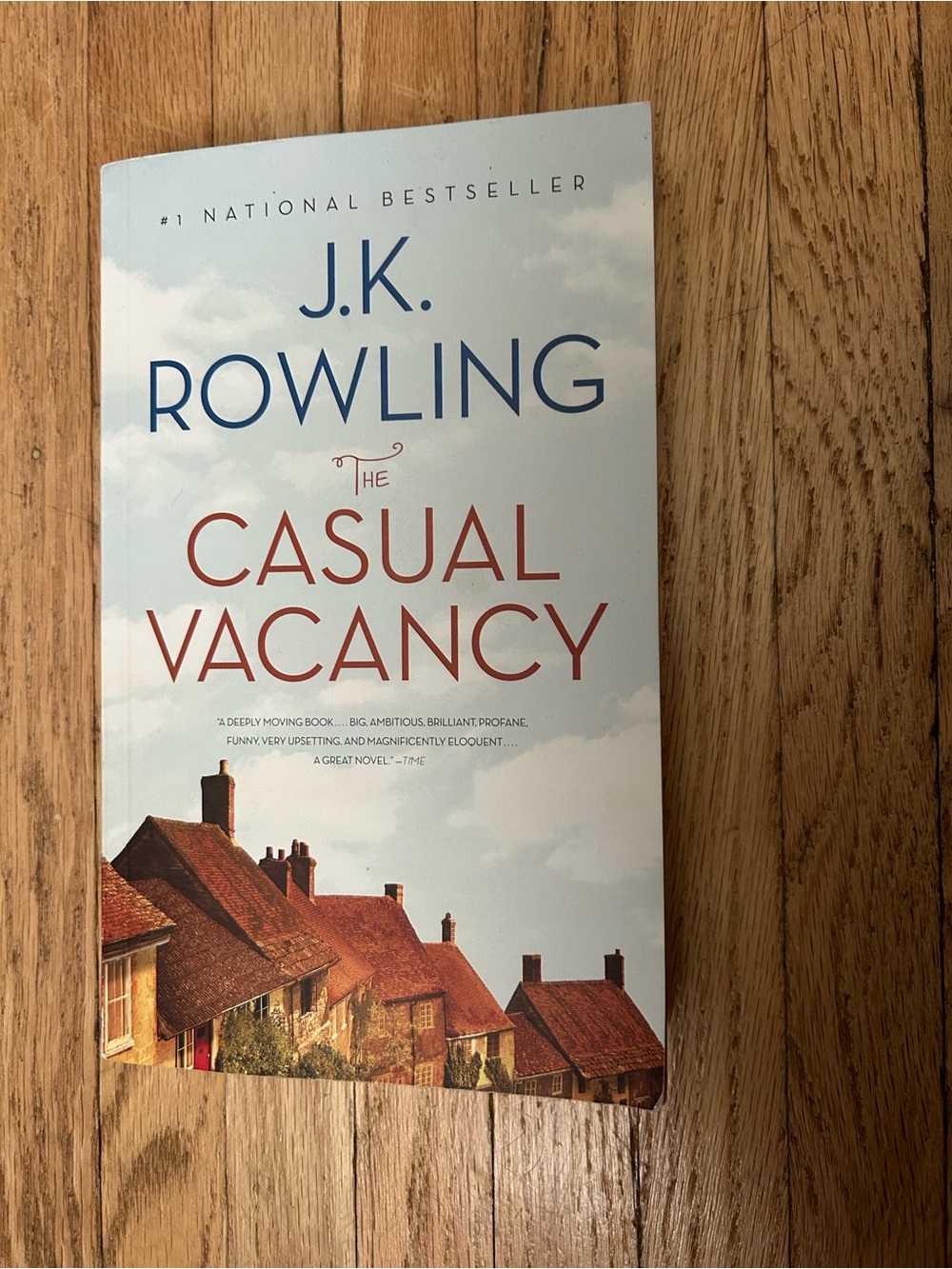 The Casual Vacancy — White and Rust Paperback